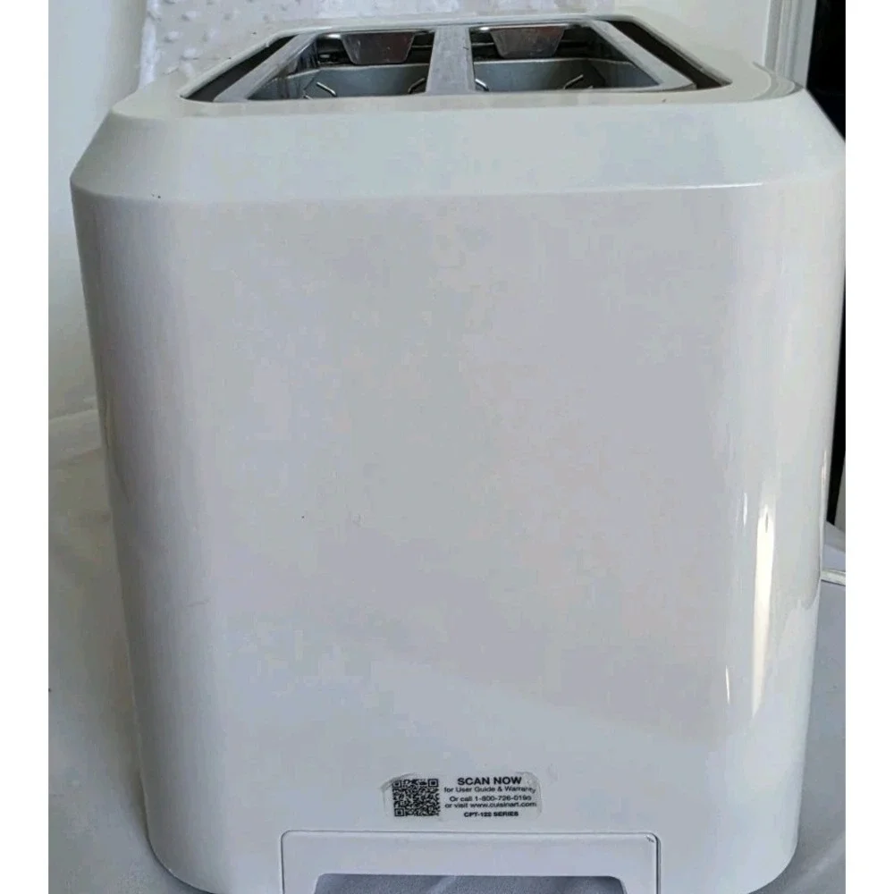 Cuisinart CPT-122 White 2-Slice Toaster with Defrost Reheat